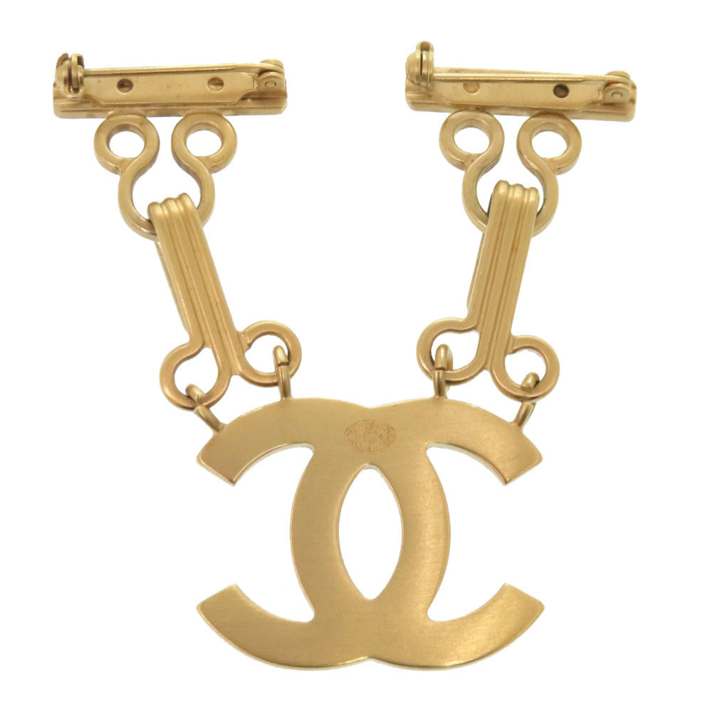 美品 シャネル ココマーク ゴールド 03A ブローチ アクセサリー 0935 【中古】 CHANEL