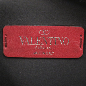 美品 ヴァレンティノ B0719WJW 0NI レザー ブラック ウエストバッグ 黒 0978【中古】VALENTINO
