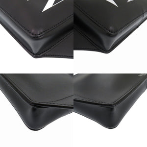 美品 ヴァレンティノ B0719WJW 0NI レザー ブラック ウエストバッグ 黒 0978【中古】VALENTINO