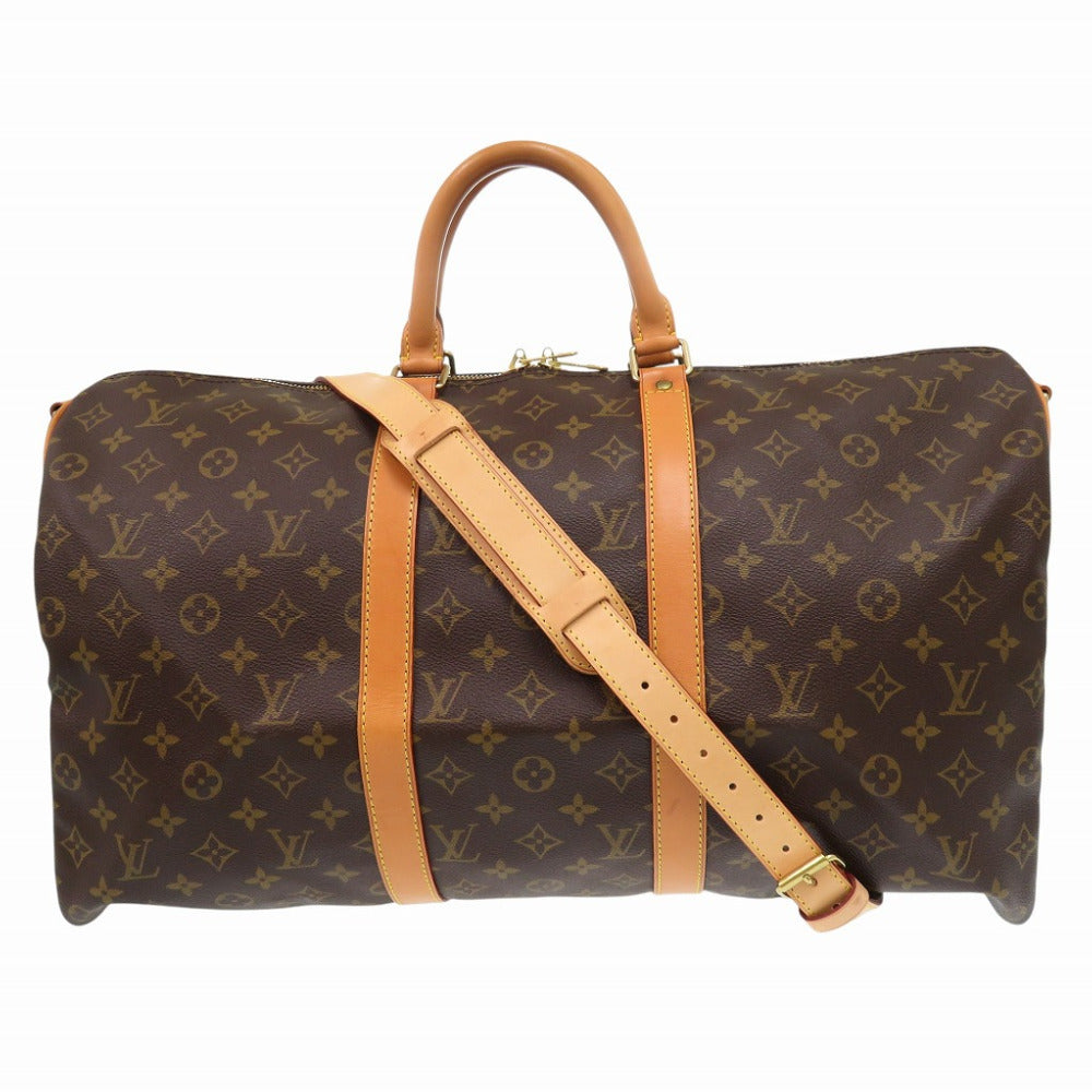 ルイヴィトン モノグラム キーポル 50 バンドリエール M41416 ショルダーストラップ付 ボストンバッグ LV 0979【中古】LOUIS VUITTON