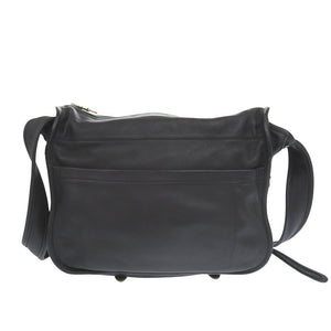 クロムハーツ ガンスリンガー メッセンジャーバッグ レザー ショルダーバッグ シルバー925 ブラック 黒 0997【中古】CHROME HEARTS