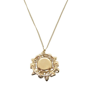 美品 シャネル フェイクパール ストーン シャンパンゴールド B19K ココマーク ネックレス アクセサリー 0998 【中古】 CHANEL