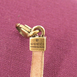 美品 グッチ クリスタル ダブルG ブレスレット 651557 I5671 8061 エイジングゴールド フィニッシュメタル 1010【中古】GUCCI