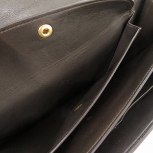 エルメス エスカル ボックスカーフ ブラウン ゴールド金具 〇C刻印 ハンドバッグ 茶 1020【中古】HERMES
