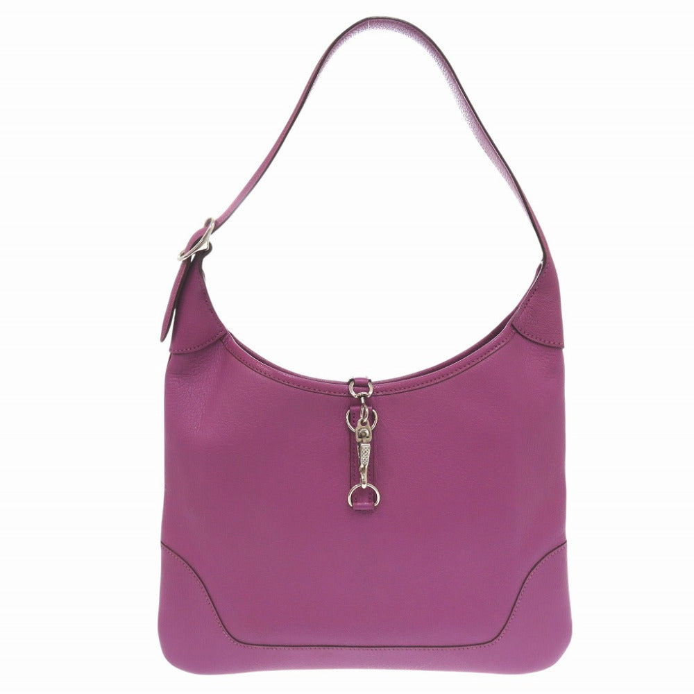 美品 エルメス トリム31 シェーブル シクラメン ショルダーバッグ □H刻印(2004年製) 1024【中古】HERMES