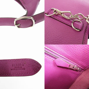 美品 エルメス トリム31 シェーブル シクラメン ショルダーバッグ □H刻印(2004年製) 1024【中古】HERMES