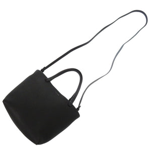 新品同様 ザ ロウ 2WAY パークトートスモール W1199 レザー/レザー ブラック ハンドバッグ 黒 1034【中古】THE ROW