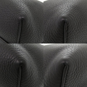 新品同様 ザ ロウ 2WAY パークトートスモール W1199 レザー/レザー ブラック ハンドバッグ 黒 1034【中古】THE ROW