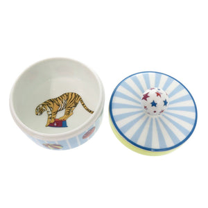 未使用 エルメス サーカス 小物入れ ポーセリン イエロー ブルー 1040【中古】HERMES