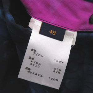 未使用品 ルイ ヴィトン ソルトプリントボンバー 1A90JL ナイロン ブルー ボンバージャケット LV 1043【中古】LOUIS VUITTON メンズ