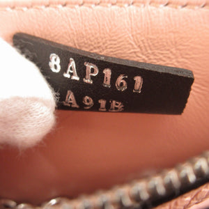 新品同様 フェンディ 8AP161 レザー ピンク フラグメントケース コインケース カードケース 1074【中古】FENDI