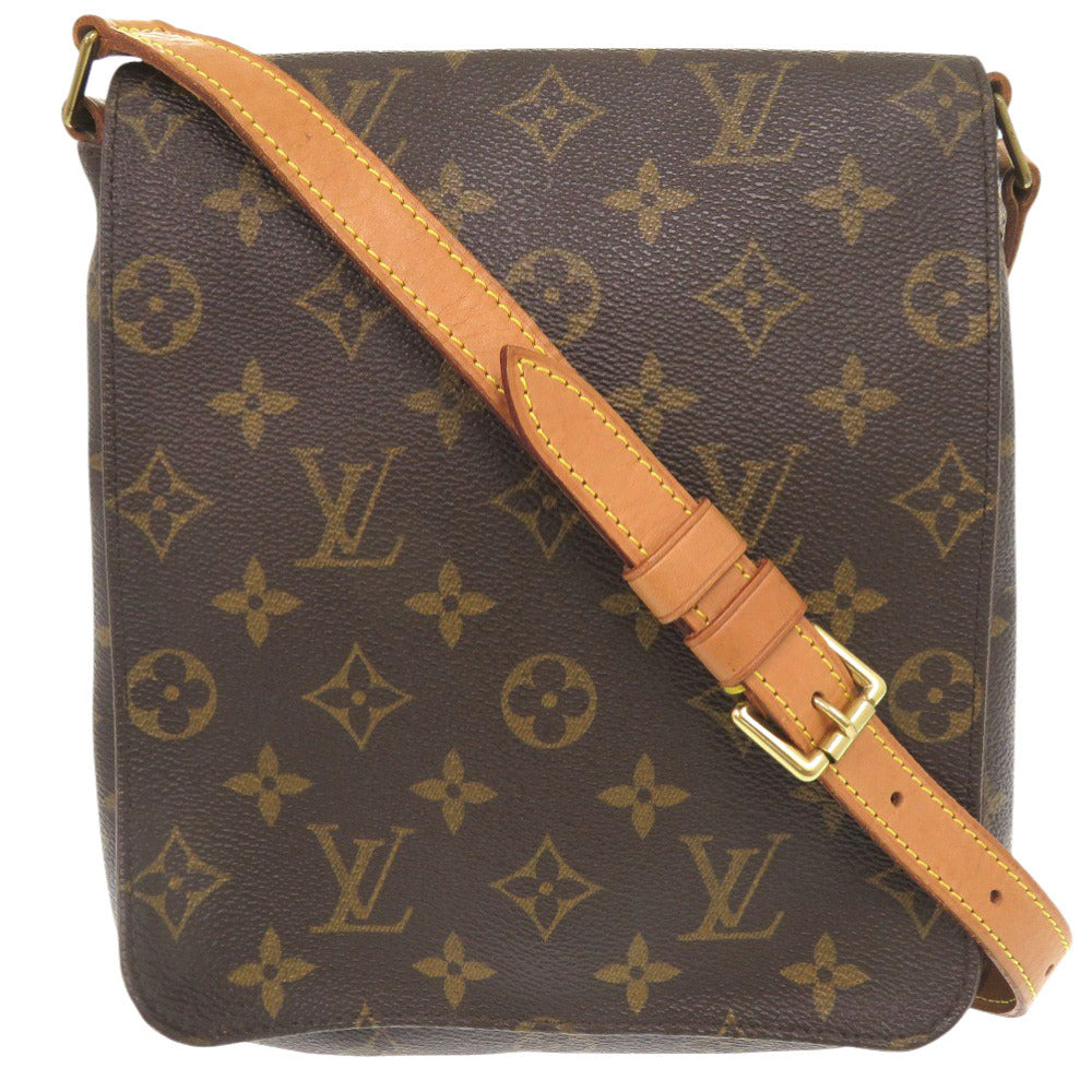 ルイ ヴィトン ミュゼットサルサ ショートストラップ モノグラム M51258 ブラウン ショルダーバッグ LV 1098【中古】LOUIS VUITTON