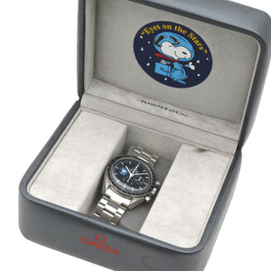 オメガ スピードマスター スヌーピーアワード 世界限定5441本 手巻き 腕時計 ブラック 黒文字盤 1144-12【中古】OMEGA メンズ