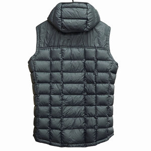 美品 クロムハーツ ダガージップ クロスボタン ダウンベスト ブラック サイズS 黒 フードあり 1144【中古】CHROME HEARTS メンズ