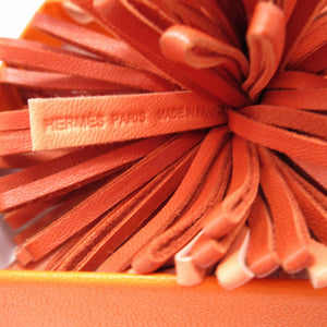 美品 エルメス カルメン アニューミロ クレヴェット カーネリアン バッグチャーム キーホルダー 1206【中古】HERMES