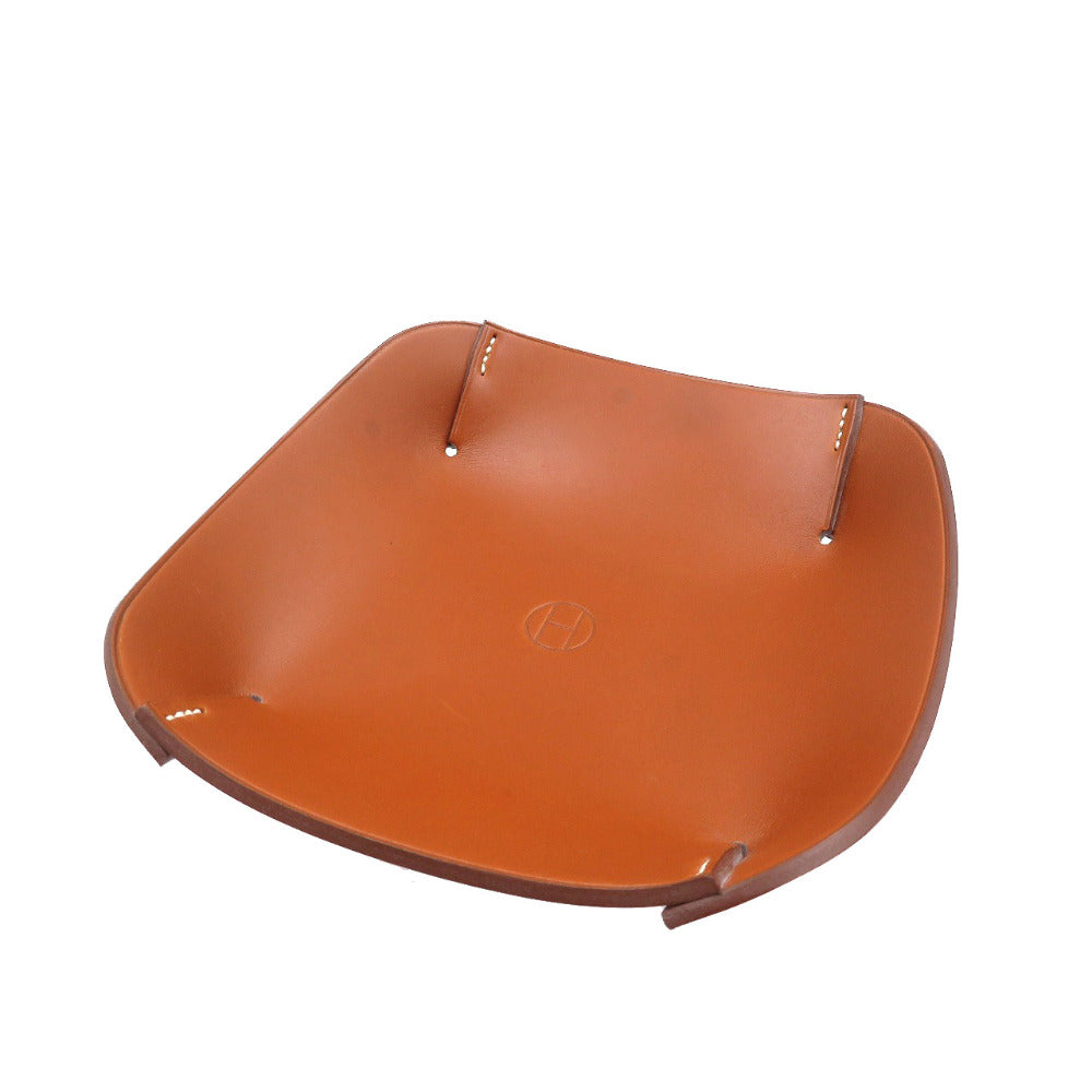 美品 エルメス プリH レザー ブラウン トレイ 小物入れ 1208【中古】HERMES