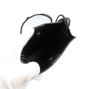 ジルサンダー タングル SM レザー シルバー金具 ブラック 黒 ショルダーバッグ 1240【中古】JIL SANDER