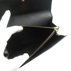 ルイ ヴィトン ポシェット ポルトモネ クレディ M63592 エピ ゴールド金具 ノワール ブラック 黒 長財布 1242【中古】LOUIS VUITTON