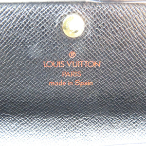 ルイ ヴィトン ポシェット ポルトモネ クレディ M63592 エピ ゴールド金具 ノワール ブラック 黒 長財布 1242【中古】LOUIS VUITTON