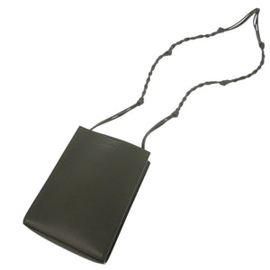 新品同様 ジルサンダー タングル スモール レザー JSMT853173 グリーン ショルダーバッグ 1259【中古】JIL SANDER