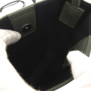 新品同様 ジルサンダー タングル スモール レザー JSMT853173 グリーン ショルダーバッグ 1259【中古】JIL SANDER