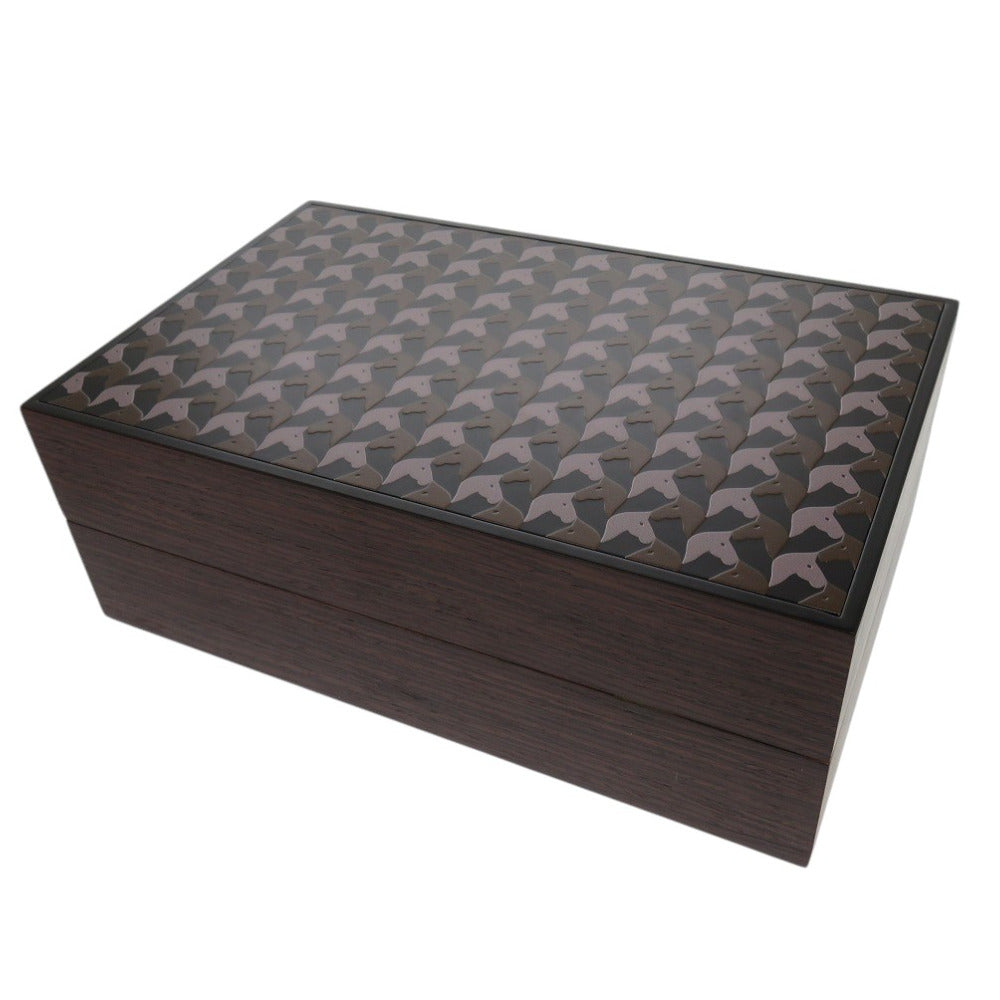 新品同様 エルメス 馬 ホース ウォッチボックス ウッド 時計 ケース ブラウン 1273【中古】HERMES