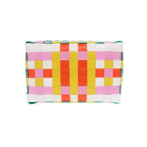 新品同様 マルニ バーントブリック ウーブン マイクロ バスケット M00178 M00IW ポリプロピレン グリーン ハンドバッグ 緑 1312【中古】MARNI