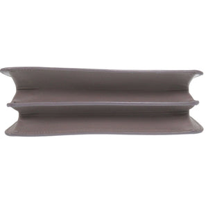 美品 サルヴァトーレフェラガモ チェーンショルダー ガンチーニ DH-21 F893 レザー グレー ショルダーバッグ 1323【中古】Salvatore Ferragamo