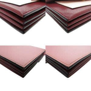 マルニ トランク ショルダーウォレット レザー ピンク 長財布 1328【中古】MARNI