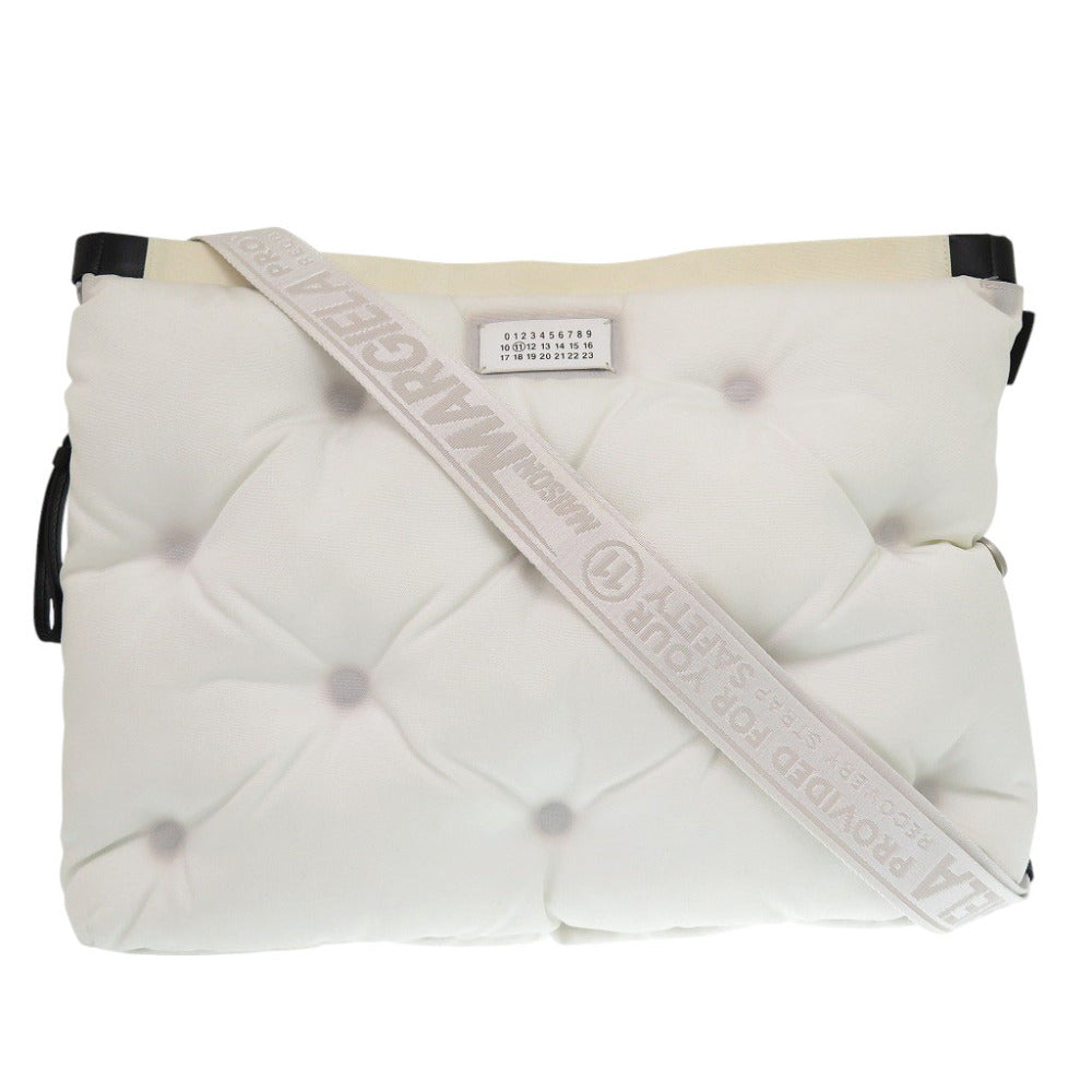 美品 メゾン マルジェラ グラムスラム キャンバス ホワイト ショルダーバッグ 3WAYバッグ 白 1462【中古】Maison Margiela