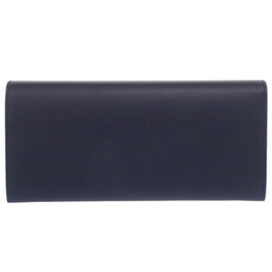 未使用品 ダンヒル R2B10MF 469R レザー ネイビー 長財布 1467【中古】Dunhill メンズ