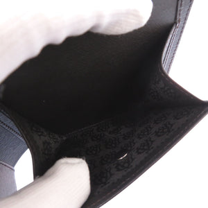 未使用品 ダンヒル FP3070E レザー ダークブラウン 二つ折り財布 茶 1470【中古】Dunhill メンズ