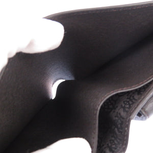 未使用品 ダンヒル FP3070E レザー ダークブラウン 二つ折り財布 茶 1470【中古】Dunhill メンズ