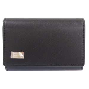 未使用品 ダンヒル レザー ブラック 6連キーケース 黒 1472【中古】Dunhill メンズ