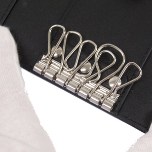 未使用品 ダンヒル レザー ブラック 6連キーケース 黒 1472【中古】Dunhill メンズ