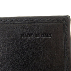 美品 フェンディ ズッカ柄 8M0000 キャンバス/レザー ブラック 長財布 黒 1483【中古】FENDI