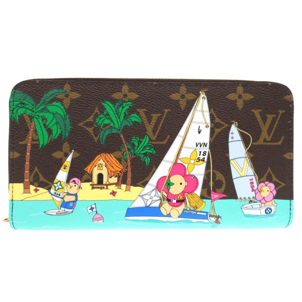 新品同様 ルイ ヴィトン ヴィヴィエンヌ ジッピーウォレット モノグラム M82839 ICチップ 長財布 LV 1507【中古】LOUIS VUITTON