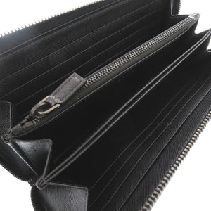 未使用 プラダ 2ML317 QME F002 サフィアーノレザー NERO ネロブラック 長財布 黒 1529【中古】PRADA