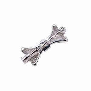 新品同様 ロイヤルアッシャー Pt900 リボンモチーフ 0.50ct ダイヤモンド ブローチ プラチナ/ダイヤ ジュエリー 1575【中古】Royal Asscher