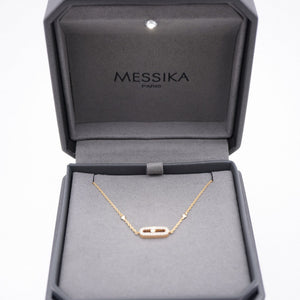 美品 メシカ ムーヴ ウノ 750PG ダイヤ ブレスレット K18PG ピンクゴールド/ダイヤモンド ジュエリー 1577【中古】MESSIKA レディース