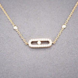 美品 メシカ ムーヴ ウノ 750PG ダイヤ ブレスレット K18PG ピンクゴールド/ダイヤモンド ジュエリー 1577【中古】MESSIKA レディース