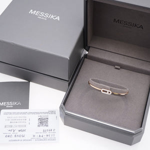 新品同様 メシカ ムーヴ ウノ パヴェダイヤモンド フレックス バングル K18PG ブレスレット K18ピンクゴールド/ダイヤ ジュエリー 1578【中古】MESSIKA