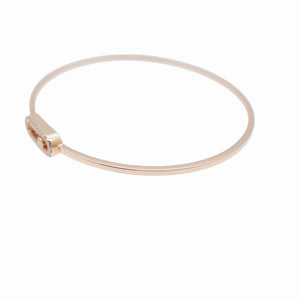 新品同様 メシカ ムーヴ ウノ パヴェダイヤモンド フレックス バングル K18PG ブレスレット K18ピンクゴールド/ダイヤ ジュエリー 1578【中古】MESSIKA