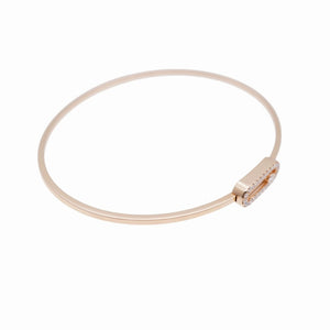 新品同様 メシカ ムーヴ ウノ パヴェダイヤモンド フレックス バングル K18PG ブレスレット K18ピンクゴールド/ダイヤ ジュエリー 1578【中古】MESSIKA