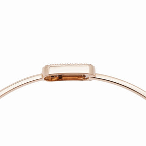 新品同様 メシカ ムーヴ ウノ パヴェダイヤモンド フレックス バングル K18PG ブレスレット K18ピンクゴールド/ダイヤ ジュエリー 1578【中古】MESSIKA