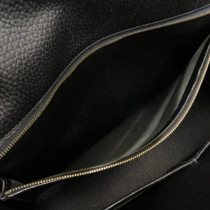 美品 エルメス ケリー32 内縫い アルデンヌ ブラック ゴールド金具 □B刻印 ハンドバッグ 黒 1602 【中古】 HERMES