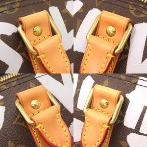 美品 ルイ ヴィトン キーポル50 モノグラム グラフィティ ホワイト M92197 ボストンバッグ LV 1608 【中古】 LOUIS VUITTON