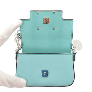 新品同様 フェンディ TIFFANY&Co. コラボ ナノバケット 7ASO45 ティファニーブルー ハンドバッグ 1616【中古】FENDI