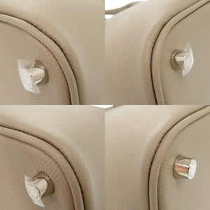 未使用品 ボナベンチュラ エマバッグ 28 スモール ノブレッサ 4BON16 レザー グレージュ  ハンドバッグ 1689【中古】BONAVENTURA