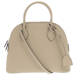 未使用品 ボナベンチュラ エマバッグ 28 スモール ノブレッサ 4BON16 レザー グレージュ  ハンドバッグ 1689【中古】BONAVENTURA